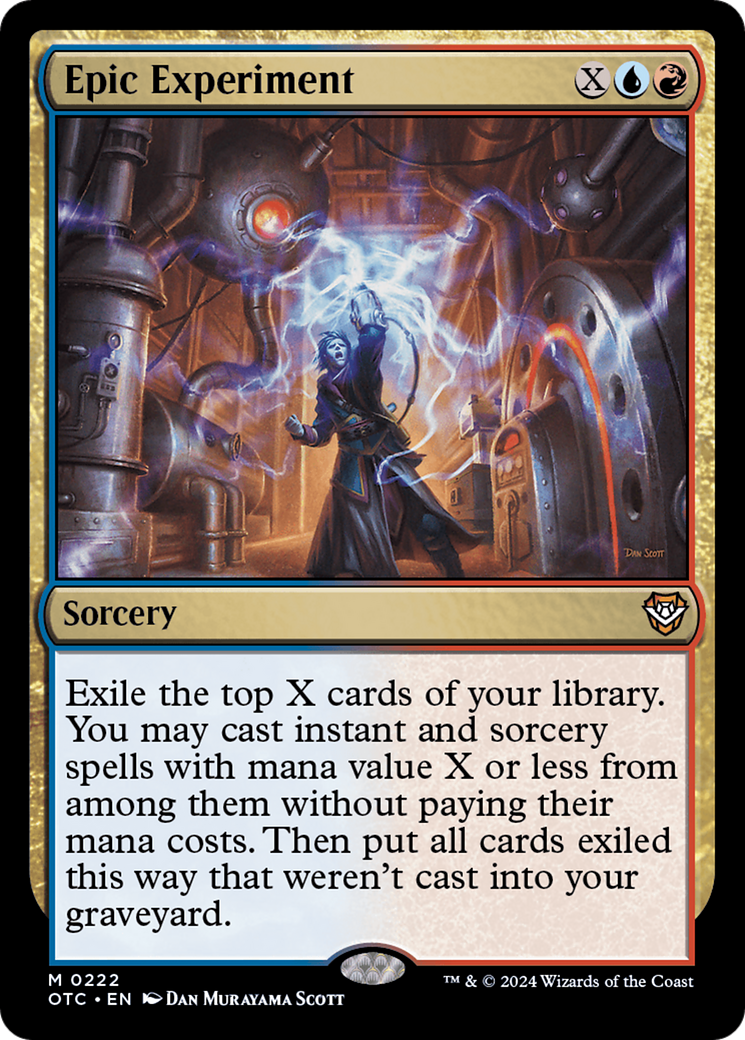 Image of Epic Experiment (OTC-222) - Outlaws of Thunder Junction Commander