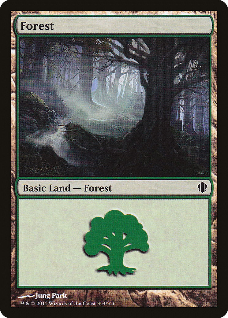 Image of Forest (354) (C13-354) - Commander 2013
