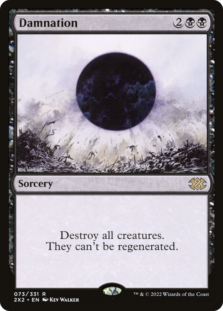 Image of Damnation (2X2-073) - Double Masters 2022 Foil
