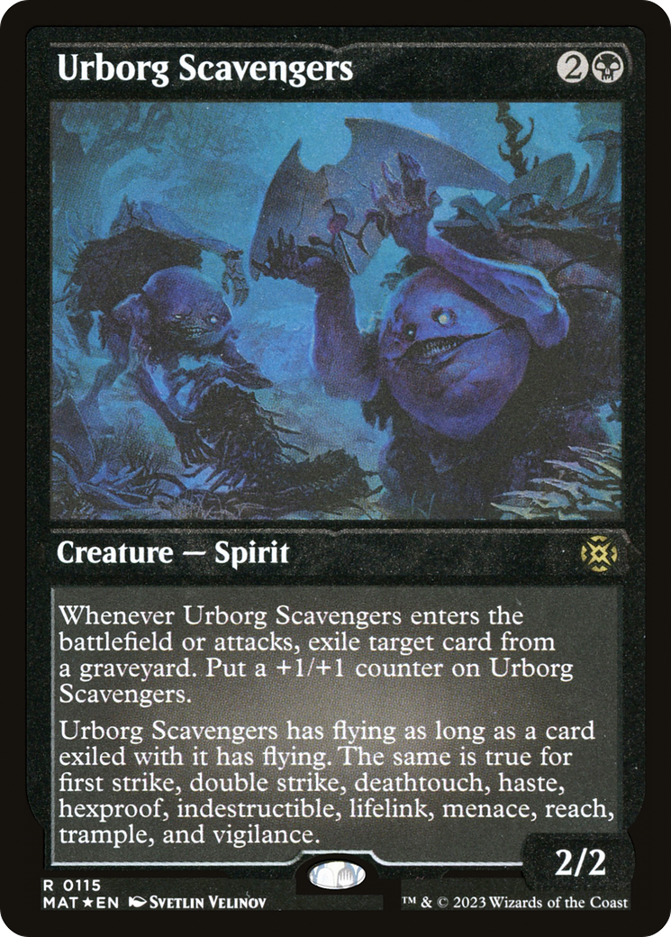Image of Urborg Scavengers (MAT-115) - March of the Machine: The Aftermath Etched Foil
