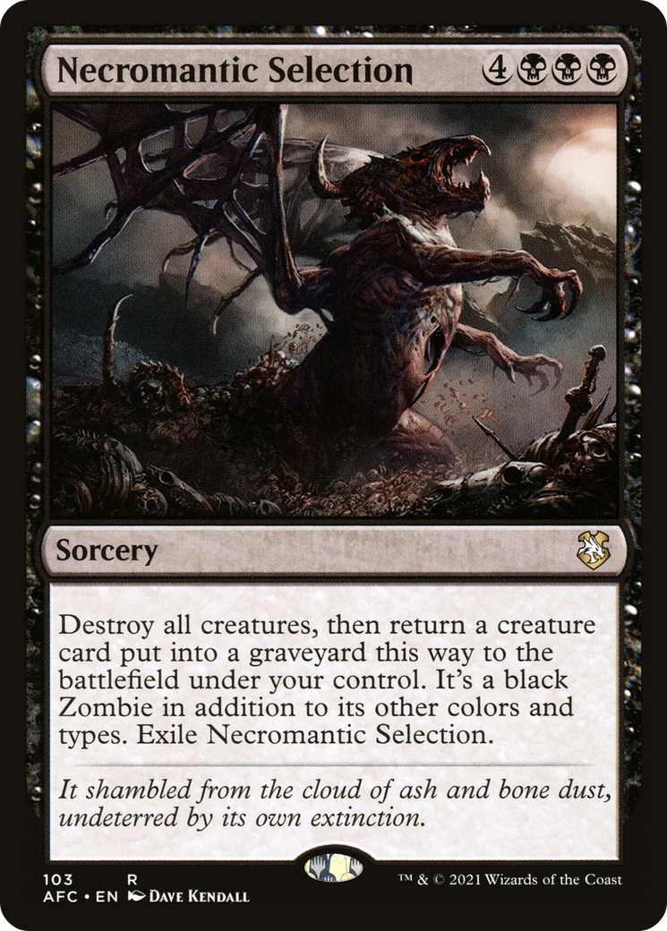 Image of Necromantic Selection (AFC-103) - Forgotten Realms Commander