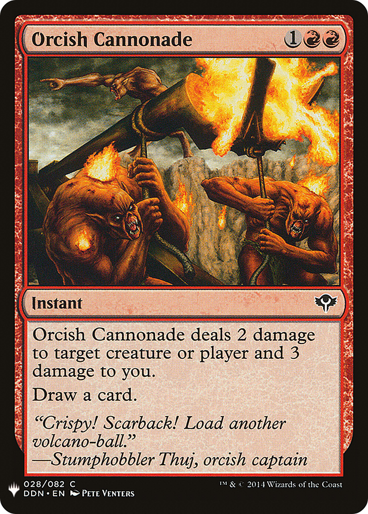 Image of Orcish Cannonade (LIST-DDN-28) - The List