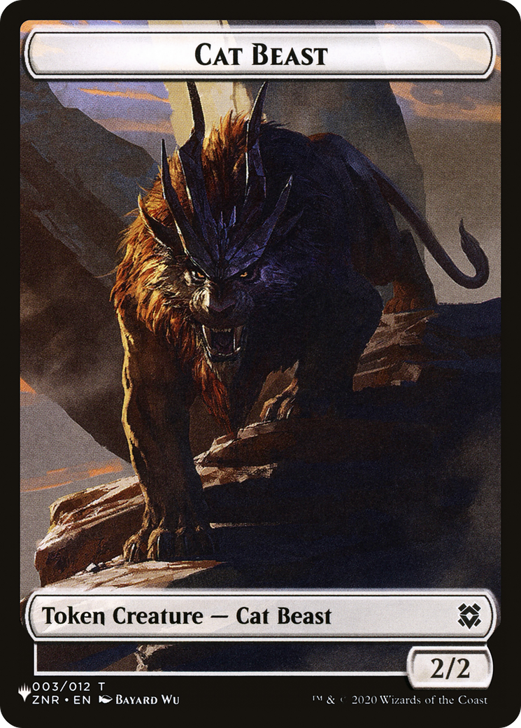 Image of Cat Beast (PLST-TZNR-3) - The List