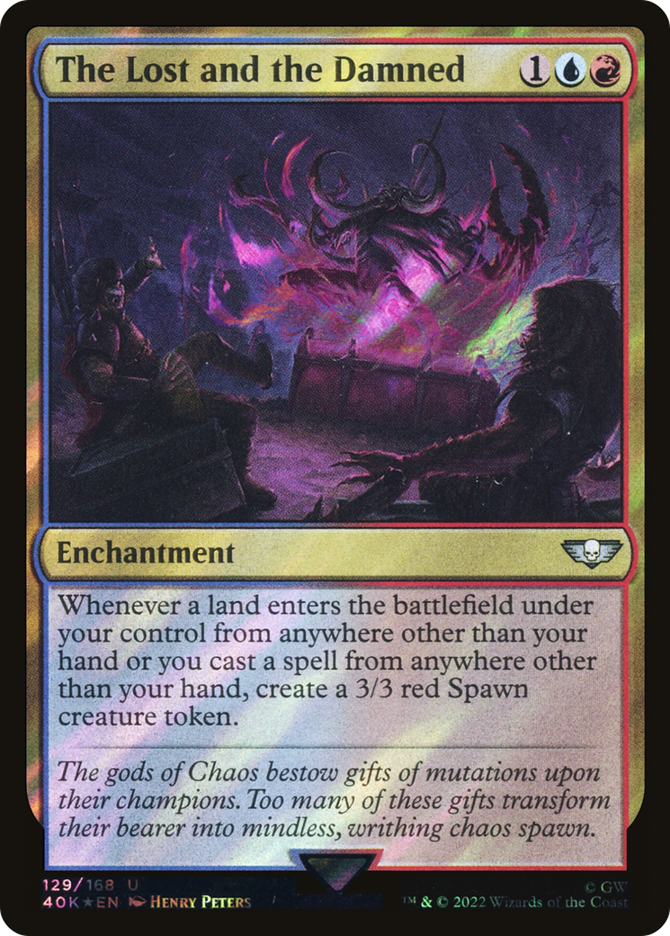 Image of The Lost and the Damned (Surge Foil) (40K-129) - Warhammer 40,000 Commander Foil