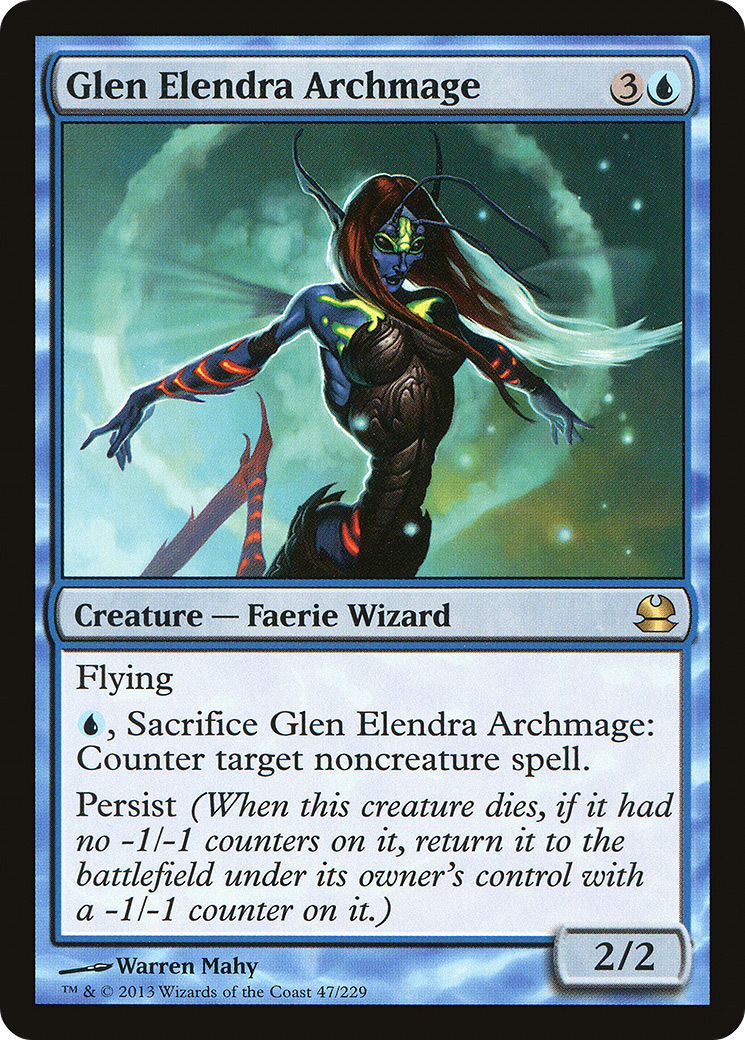 Image of Glen Elendra Archmage (MMA-047) - Modern Masters Foil