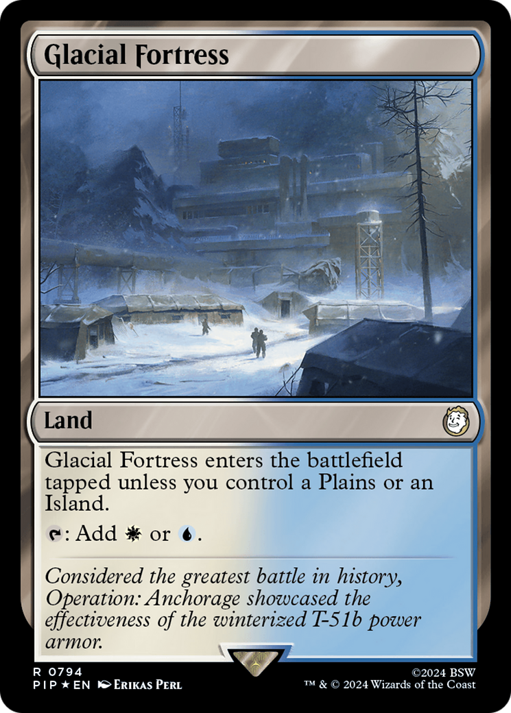 Image of Glacial Fortress (Surge Foil) (PIP-794) - Fallout Foil