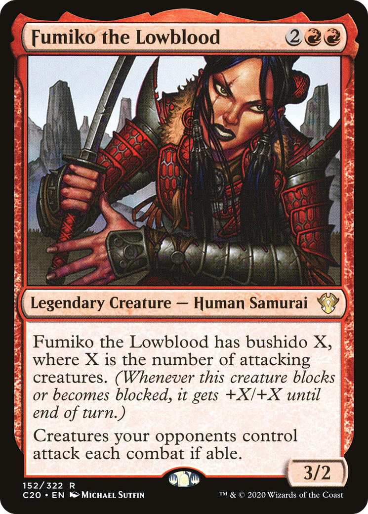Image of Fumiko the Lowblood (C20-152) - Commander 2020