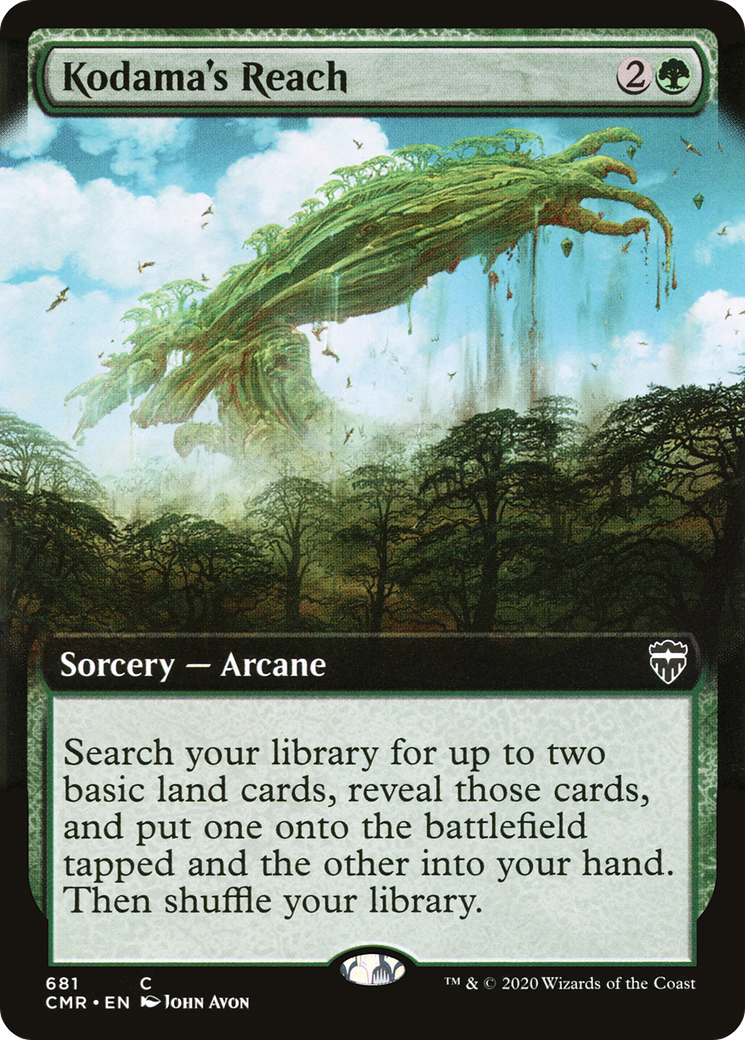 Image of Kodama's Reach (Extended Art) (CMR-681) - Commander Legends: (Extended Art) Foil