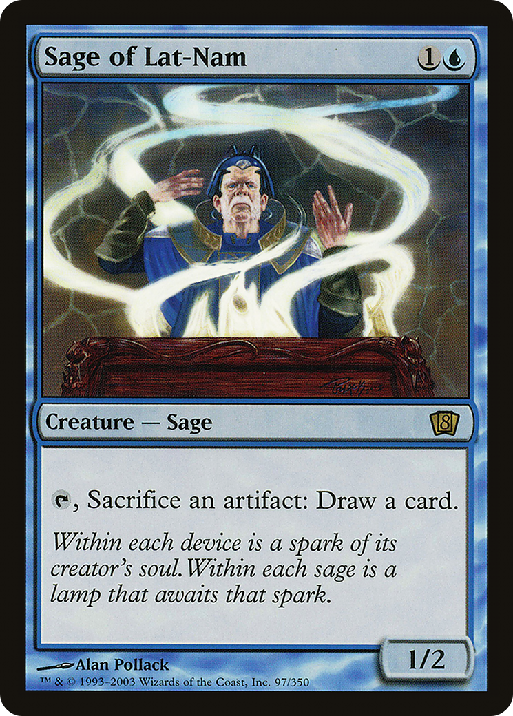 Image of Sage of Lat-Nam (8ED-097) - 8th Edition Foil