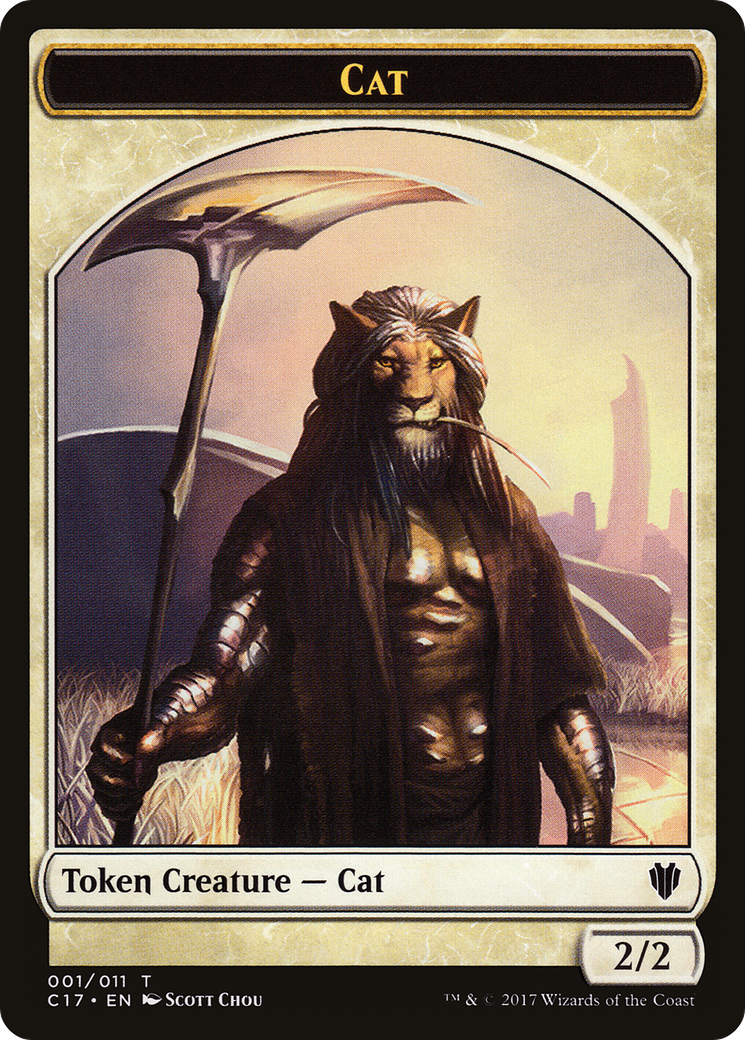 Image of Cat (TC17-001) - Commander 2017 Tokens