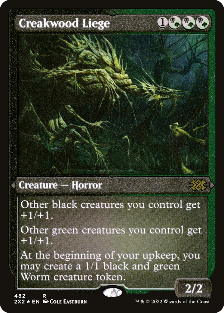 Image of Creakwood Liege (2X2-482) - Double Masters 2022 Foil