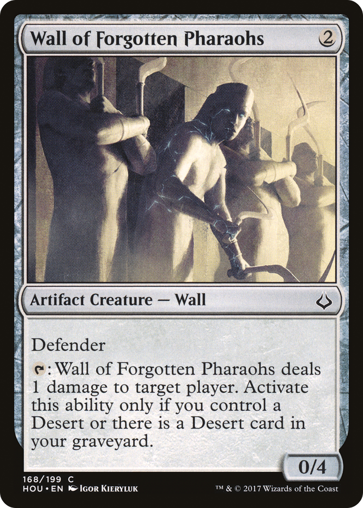 Image of Wall of Forgotten Pharaohs (HOU-168) - Hour of Devastation Foil