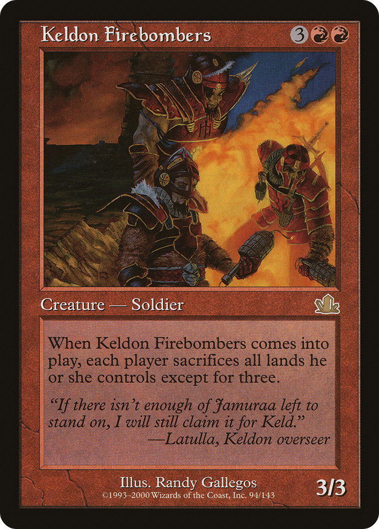 Image of Keldon Firebombers (PCY-094) - Prophecy Foil
