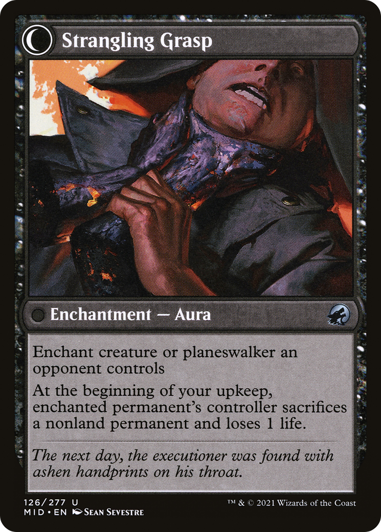 Image of Vengeful Strangler (MID-126) - Innistrad: Midnight Hunt: (Double Faced Transform)