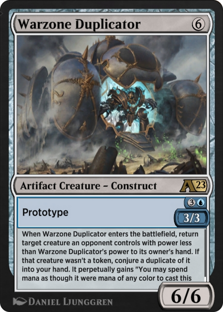 Image of Warzone Duplicator (YBRO-030) - Alchemy: The Brothers' War