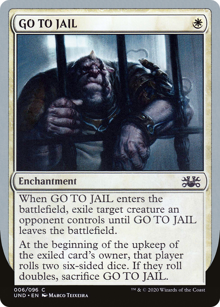 Image of GO TO JAIL (UND-006) - Unsanctioned