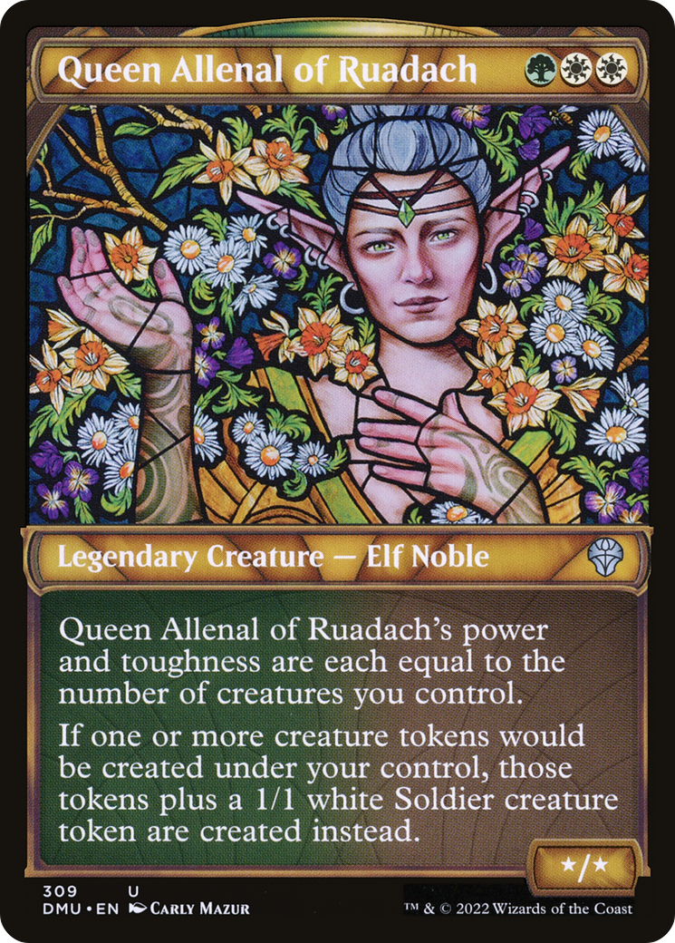 Image of Queen Allenal of Ruadach (Showcase) (DMU-309) - Dominaria United: (Showcase)