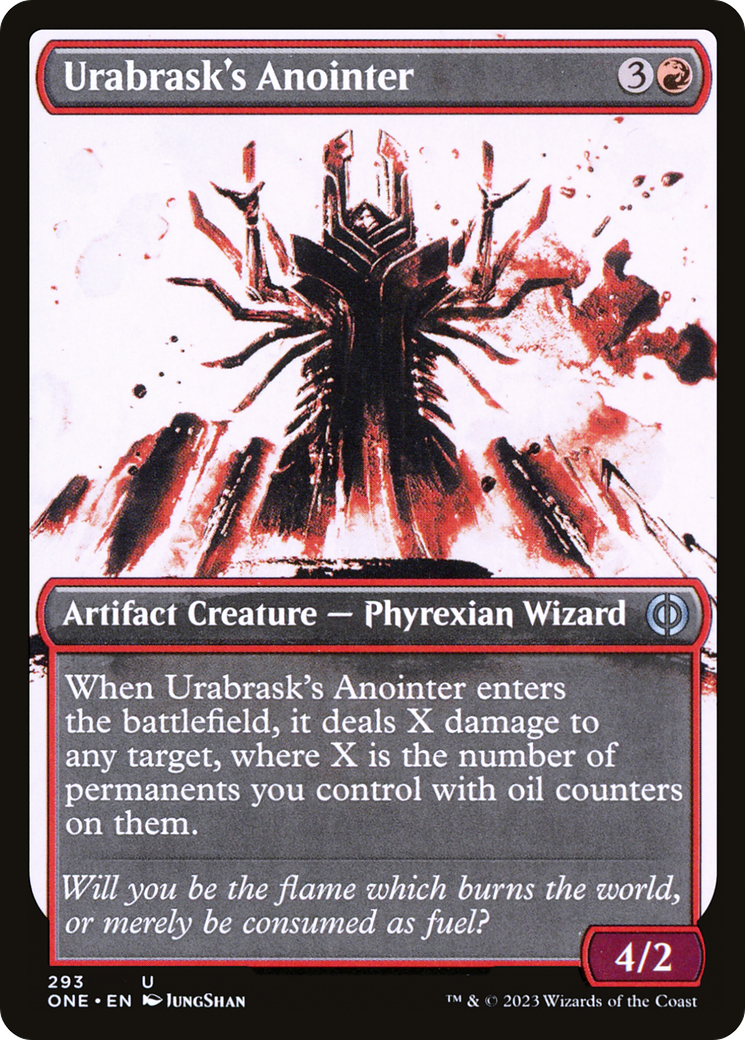 Image of Urabrask's Anointer (Showcase) (ONE-293) - Phyrexia: All Will Be One: (Showcase)