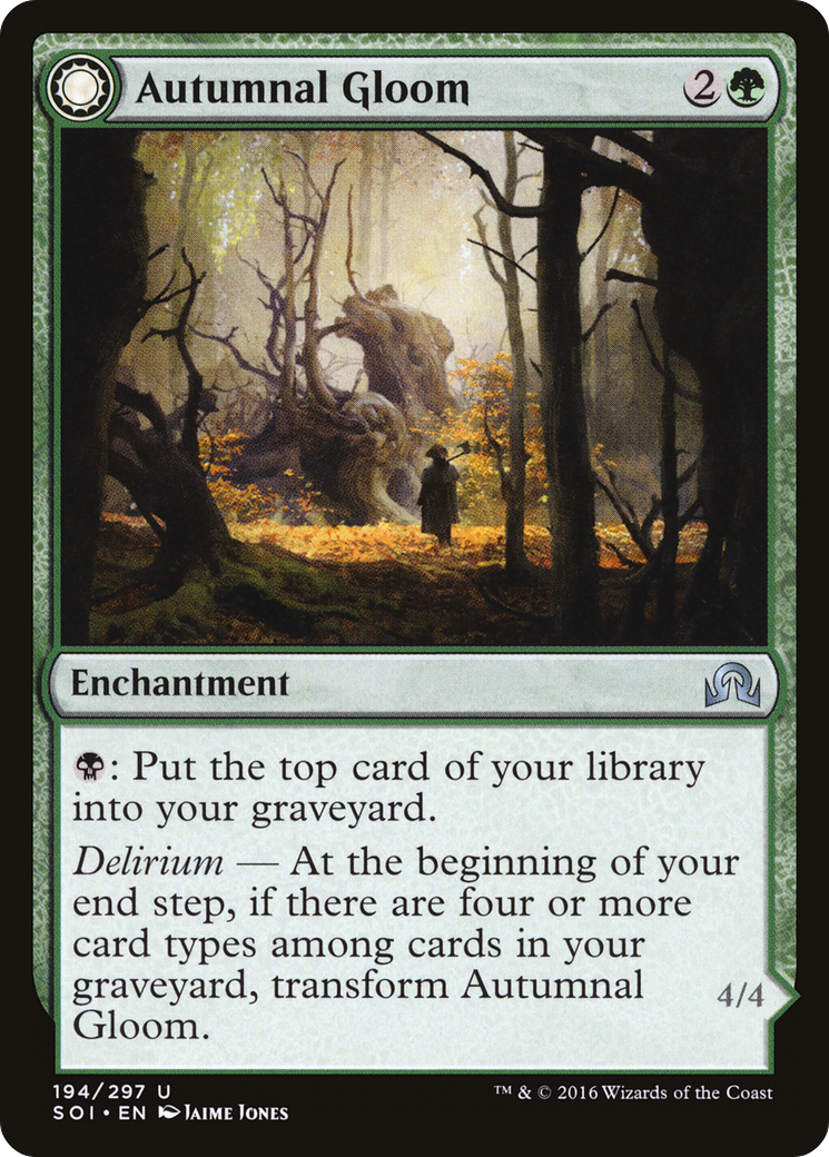 Image of Autumnal Gloom (SOI-194) - Shadows over Innistrad: (Double Faced Transform)