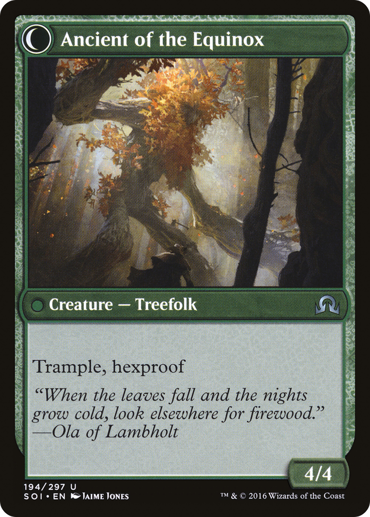 Image of Autumnal Gloom (SOI-194) - Shadows over Innistrad: (Double Faced Transform)