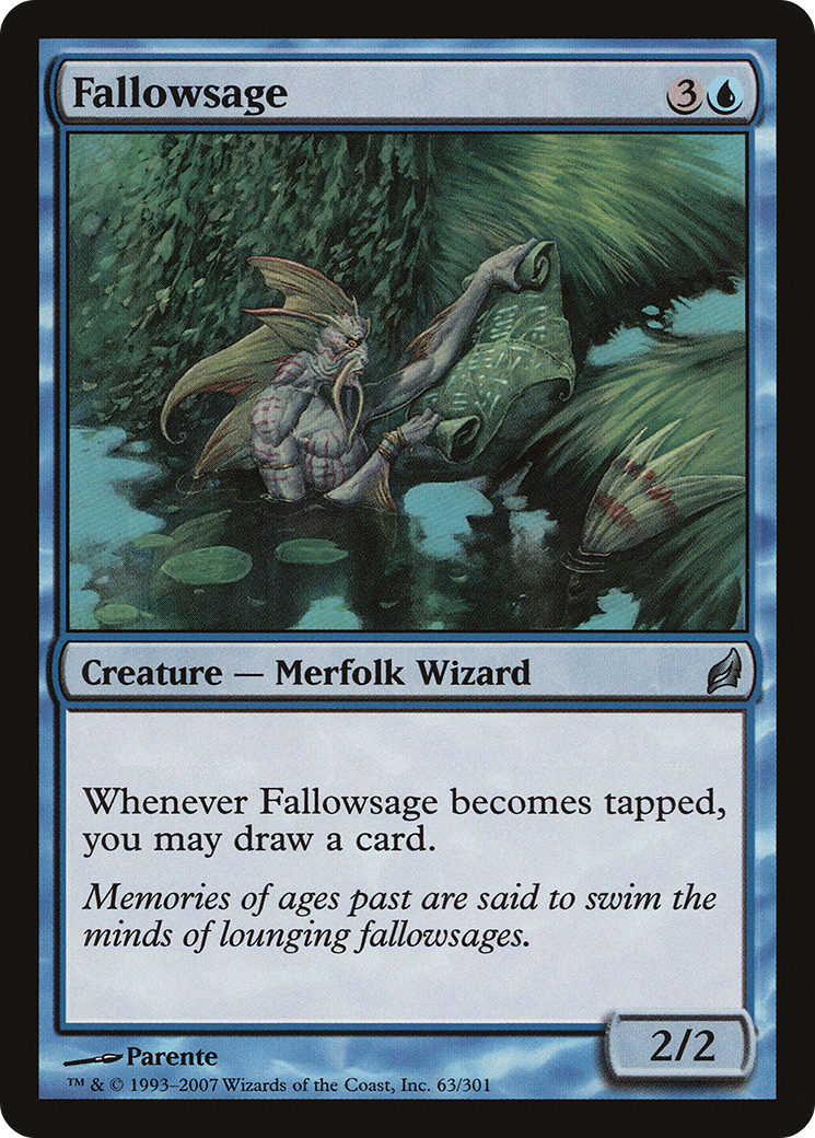 Image of Fallowsage (LRW-063) - Lorwyn Foil