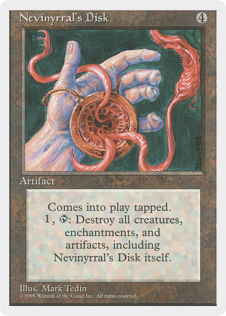 Image of Nevinyrral's Disk (4ED-) - Fourth Edition