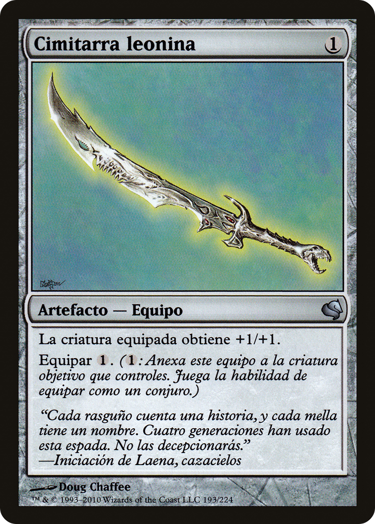Image of Leonin Scimitar (Spanish) - 