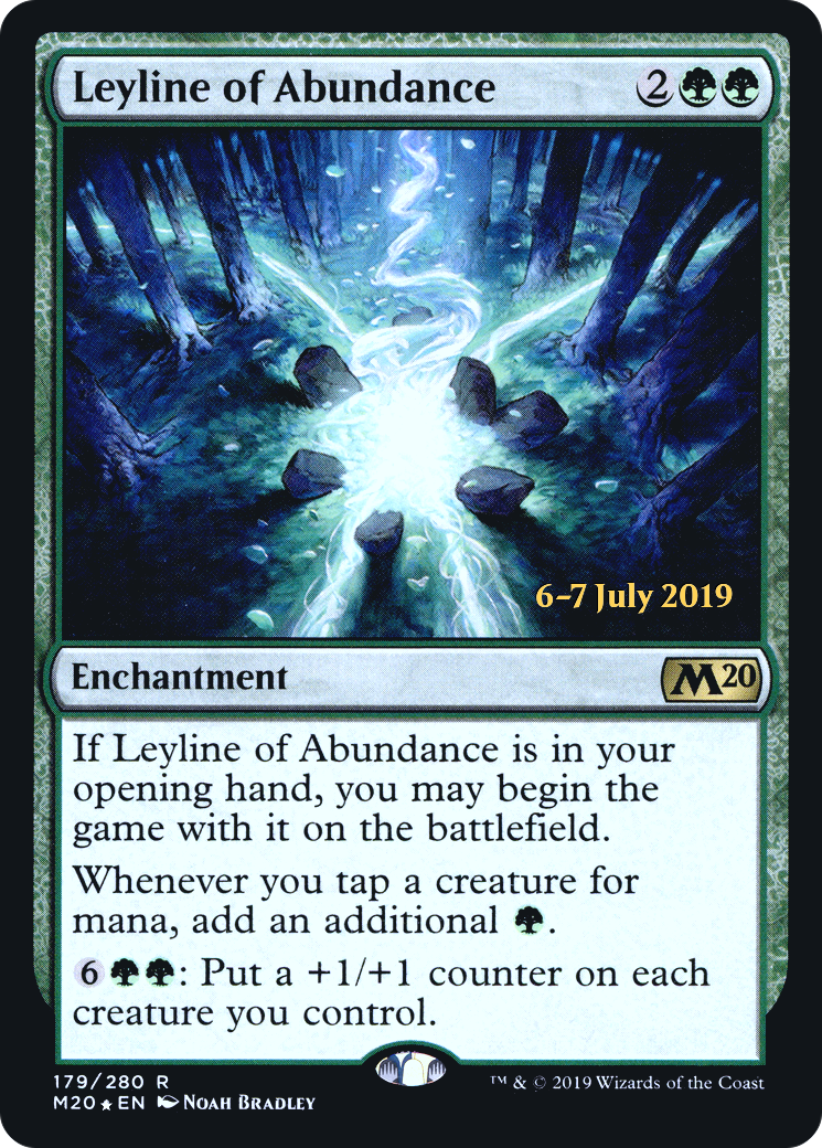 Image of Leyline of Abundance (PRE-179) - Core Set 2020 Promos Foil