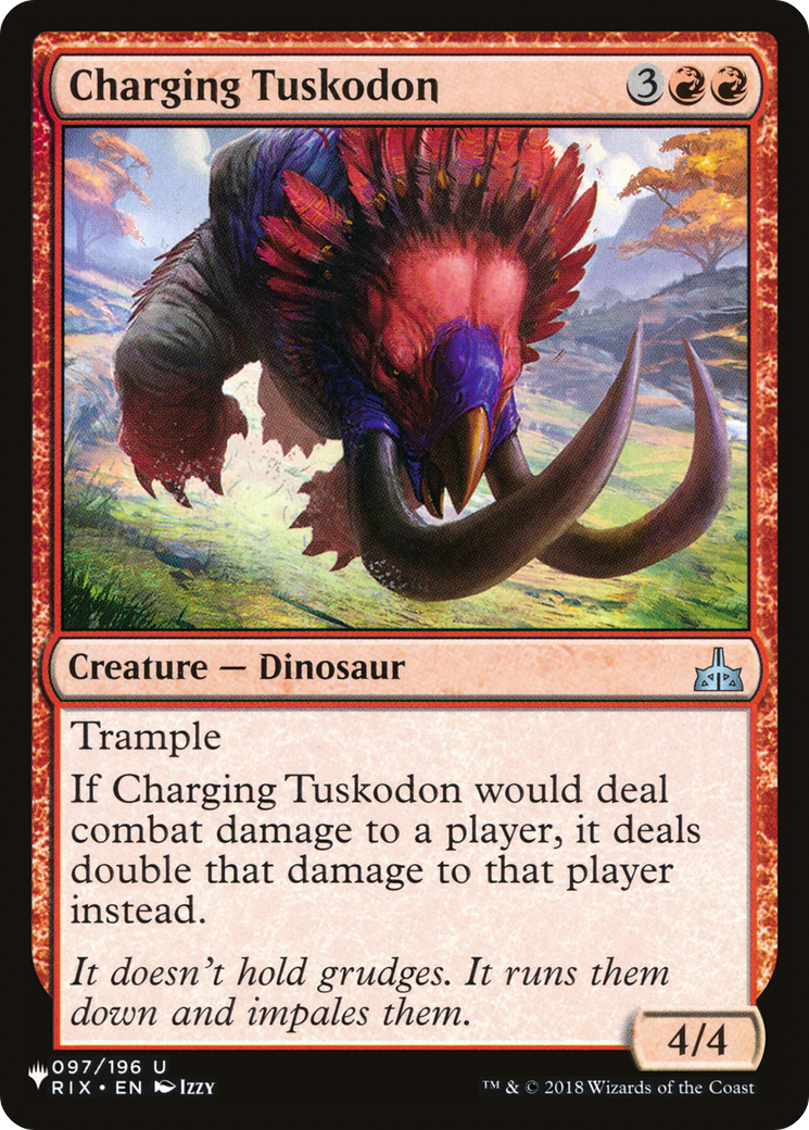 Image of Charging Tuskodon (LIST-RIX-97) - The List