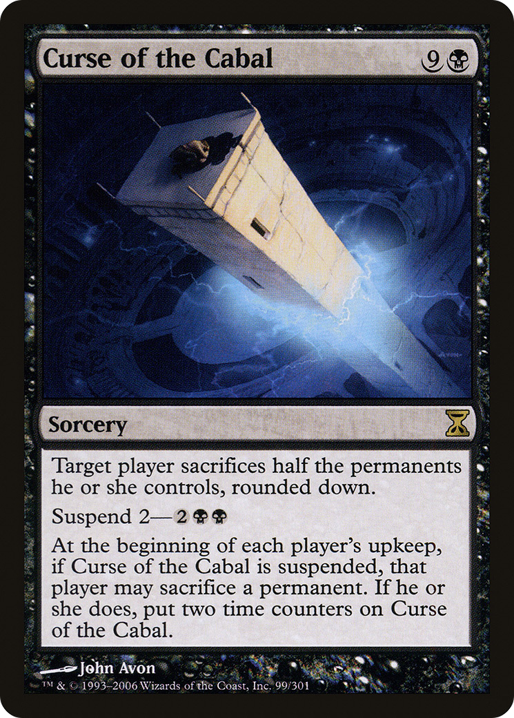 Image of Curse of the Cabal (TSP-099) - Time Spiral Foil