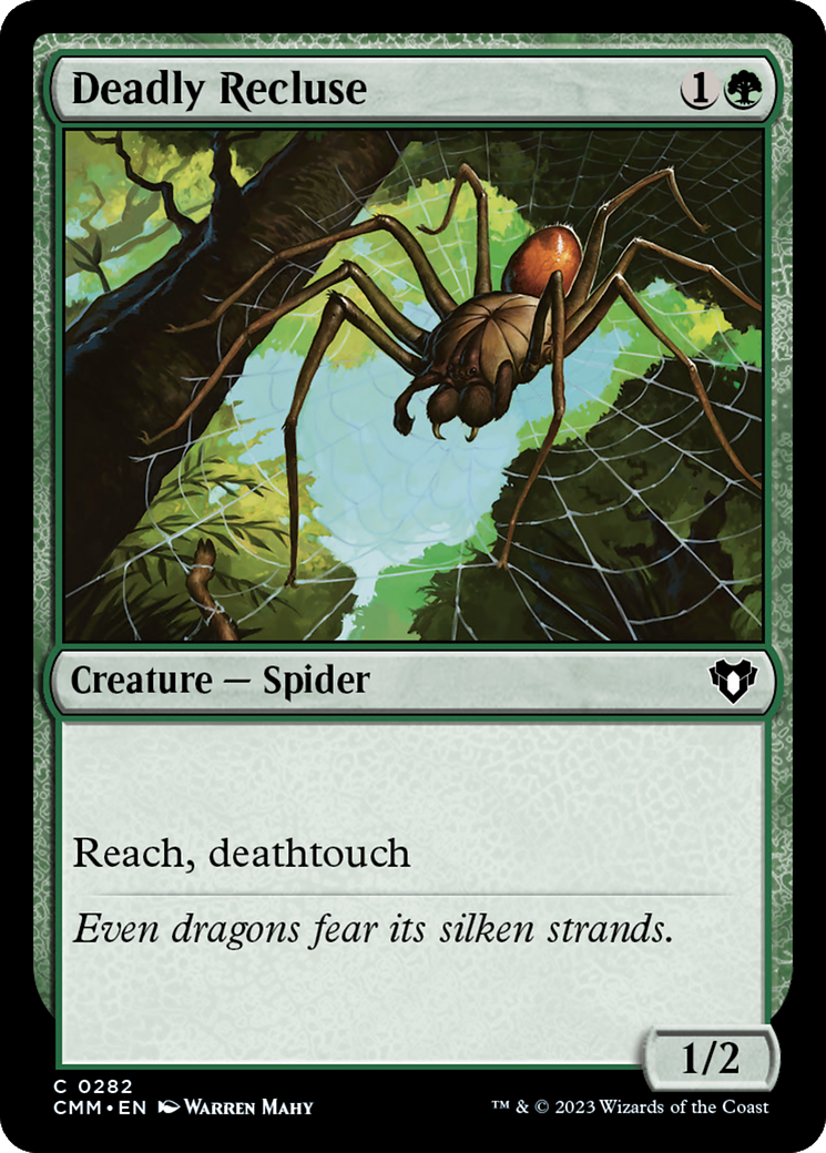 Image of Deadly Recluse (CMM-282) - Commander Masters Foil