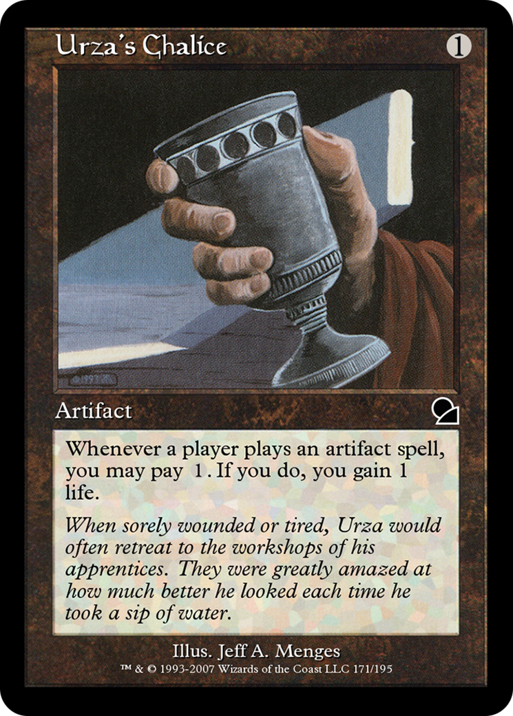 Image of Urza's Chalice (ME1-171) - Masters Edition Foil