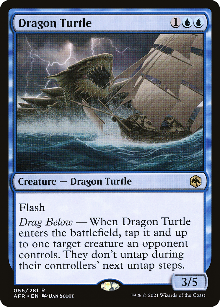 Image of Dragon Turtle (AFR-056) - Adventures in the Forgotten Realms