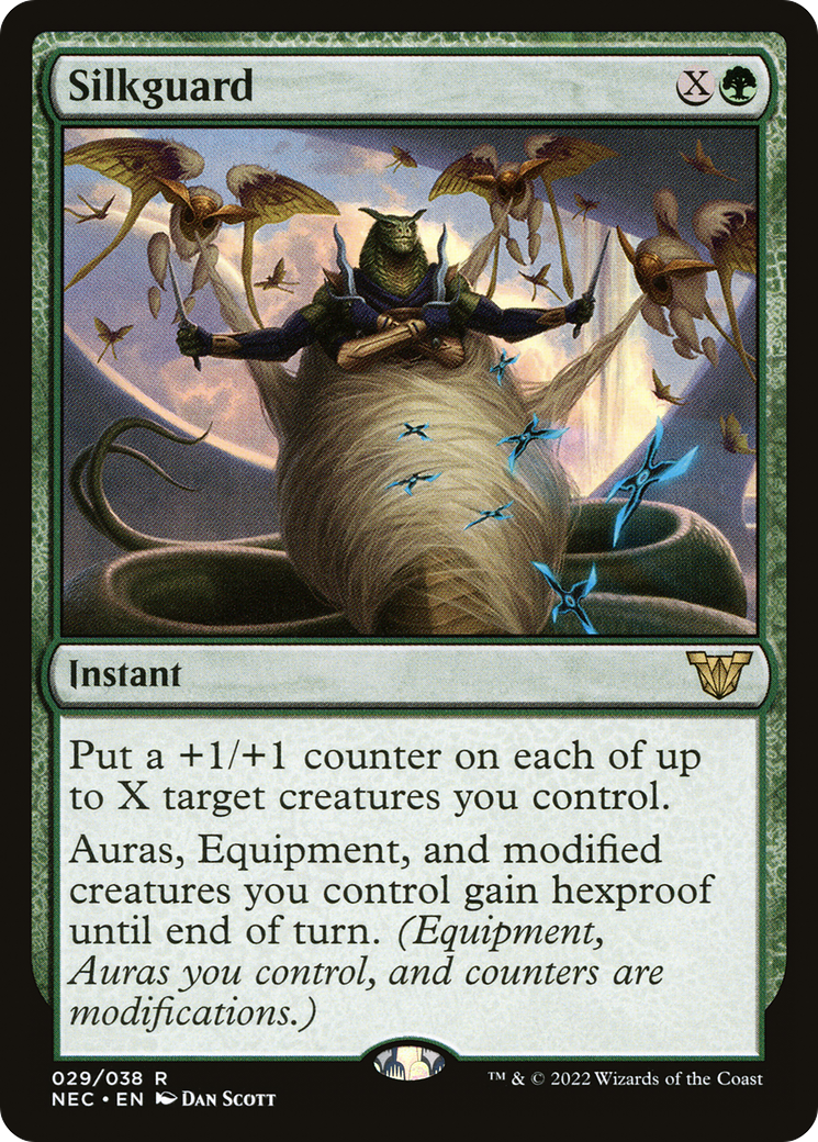 Image of Silkguard (NEC-029) - Neon Dynasty Commander