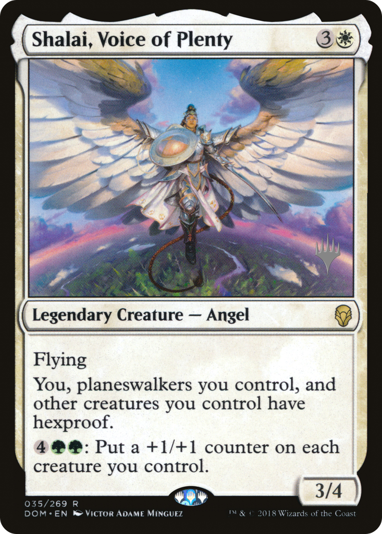 Image of Shalai, Voice of Plenty (PPM20-035) - Dominaria Promos Foil