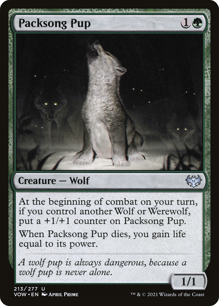 Image of Packsong Pup (VOW-213) - Innistrad: Crimson Vow