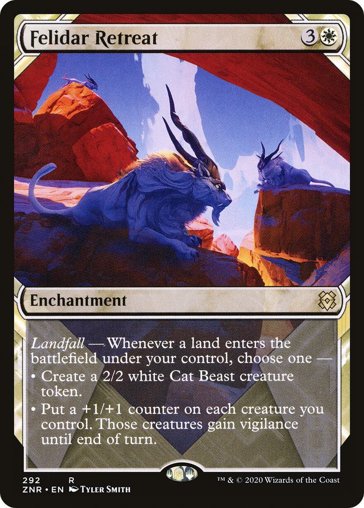 Image of Felidar Retreat (Showcase) (ZNR-292) - Zendikar Rising: (Showcase)