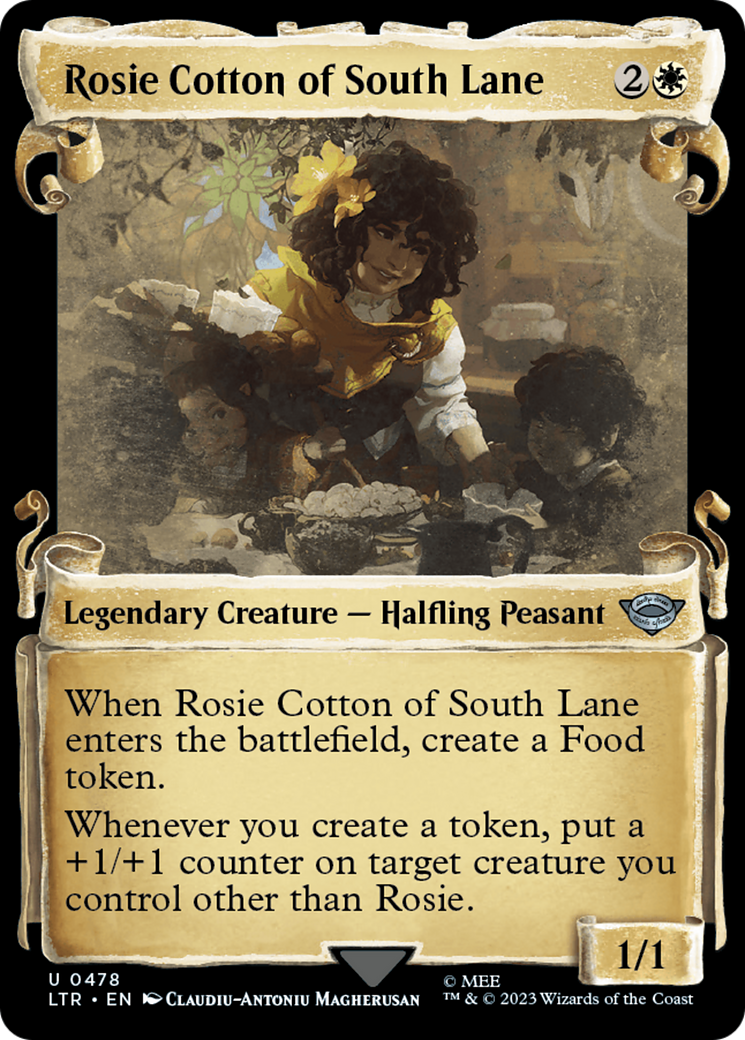 Image of Rosie Cotton of South Lane (Showcase Scrolls) (LTR-478) - The Lord of the Rings: Tales of Middle-earth: (Showcase)