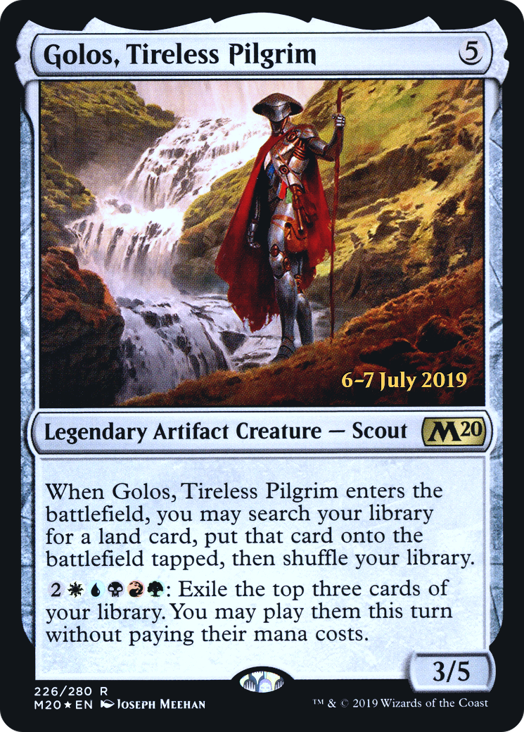 Image of Golos, Tireless Pilgrim (PRE-226) - Core Set 2020 Promos Foil