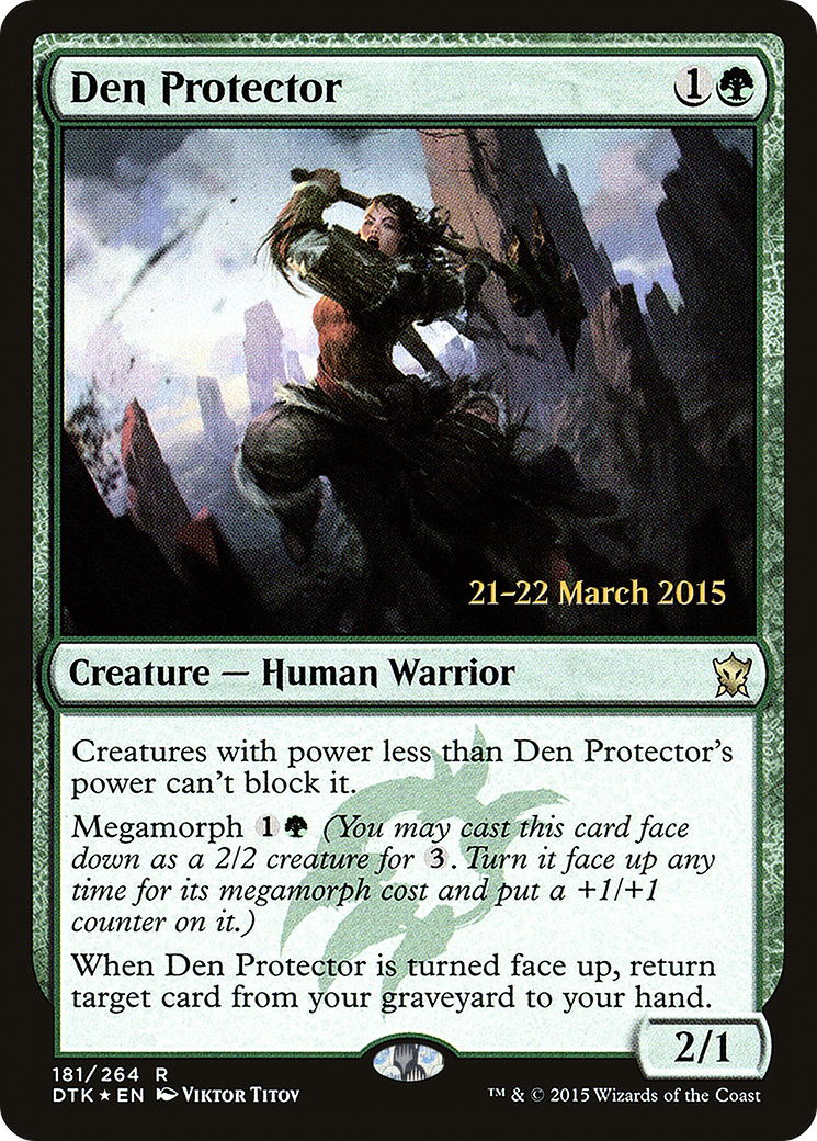 Image of Den Protector (PRE-181) - Dragons of Tarkir Promos Foil