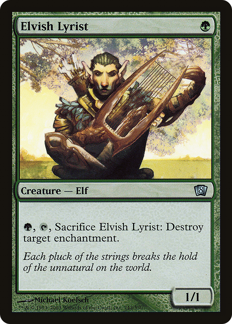 Image of Elvish Lyrist (8ED-242) - 8th Edition