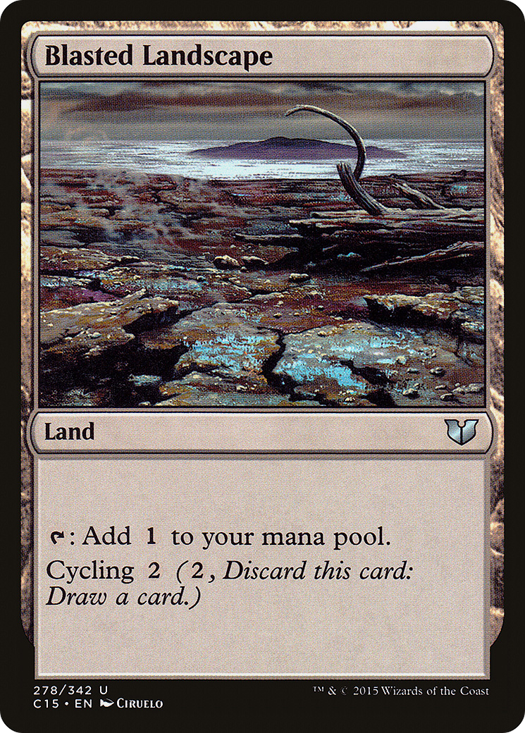 Image of Blasted Landscape (C15-278) - Commander 2015