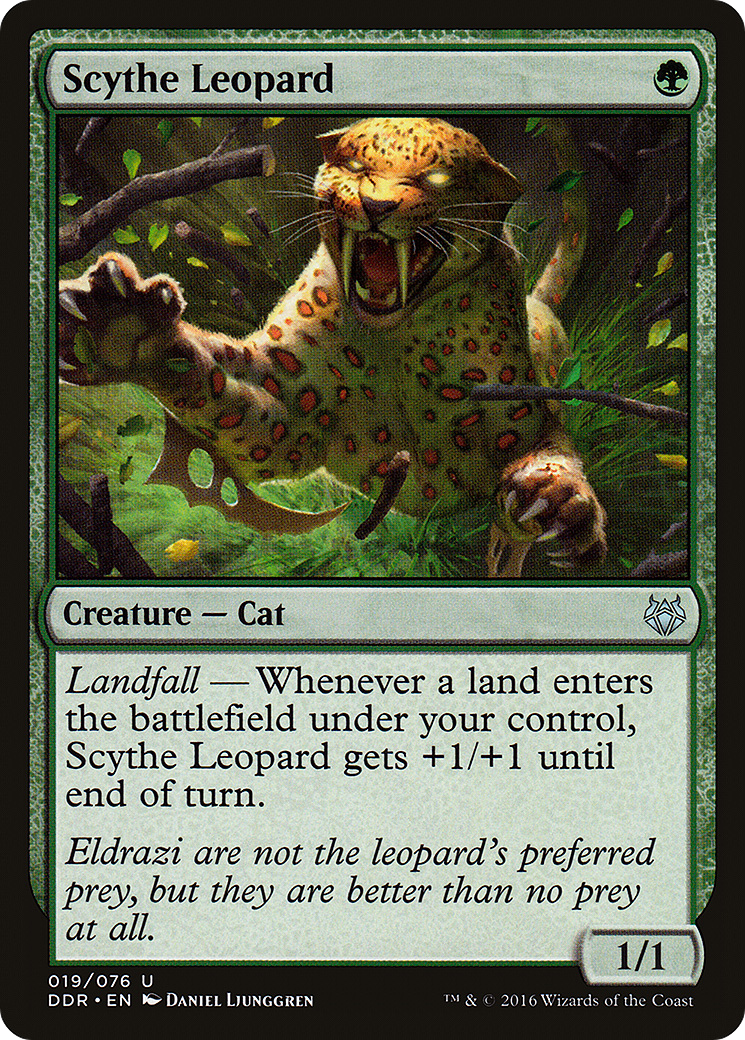 Image of Scythe Leopard (DDR-019) - Duel Decks: Nissa vs. Ob Nixilis