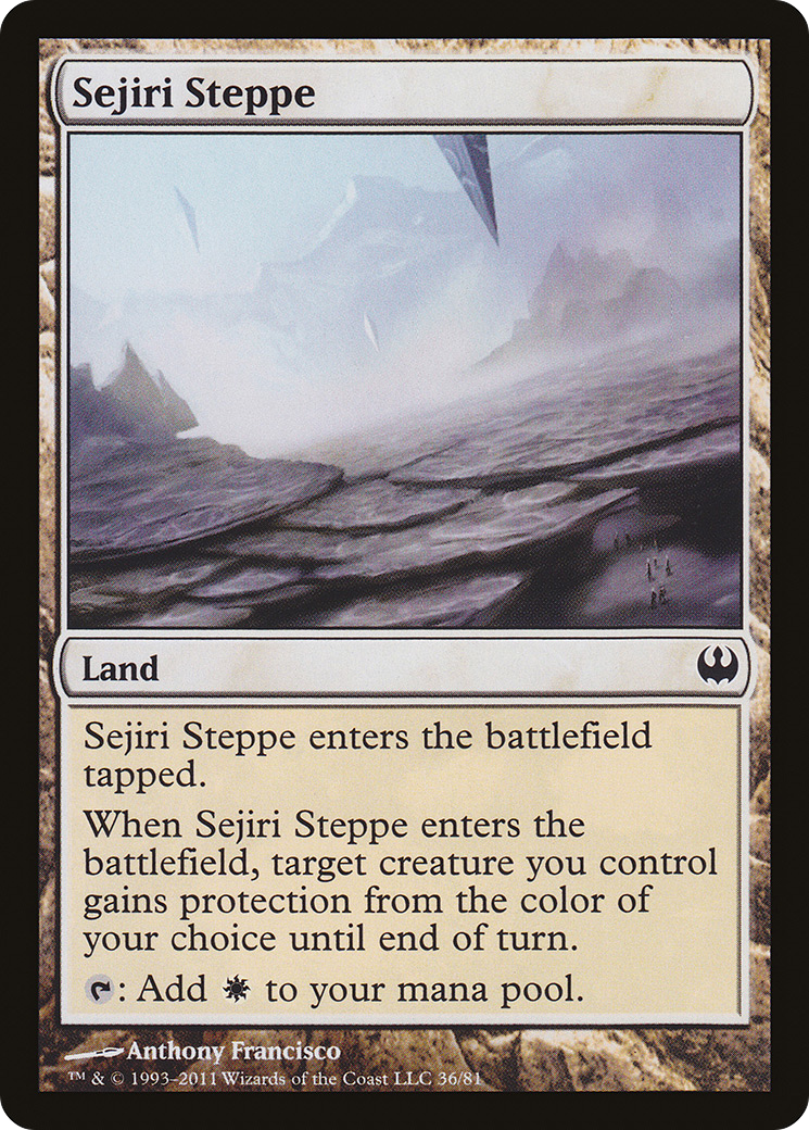 Image of Sejiri Steppe (DDG-036) - Duel Decks: Knights vs. Dragons
