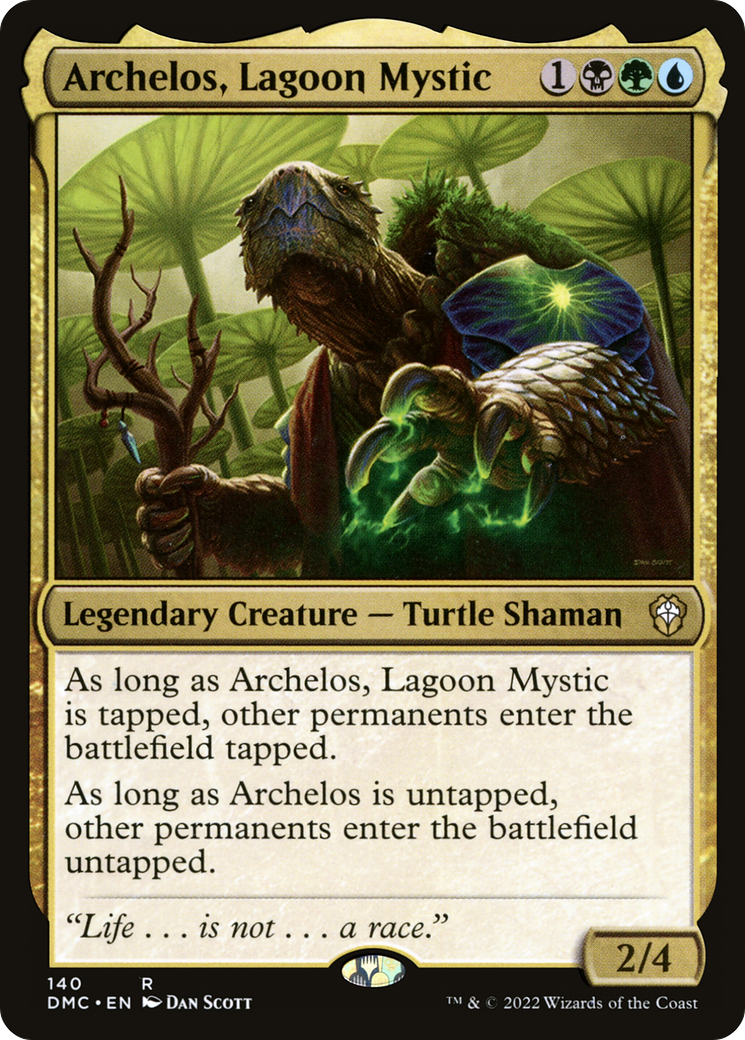 Image of Archelos, Lagoon Mystic (DMC-140) - Dominaria United Commander