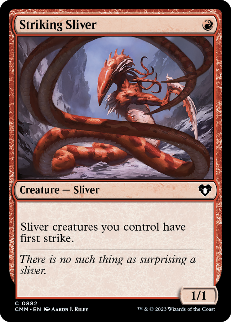 Image of Striking Sliver (CMM-882) - Commander Masters