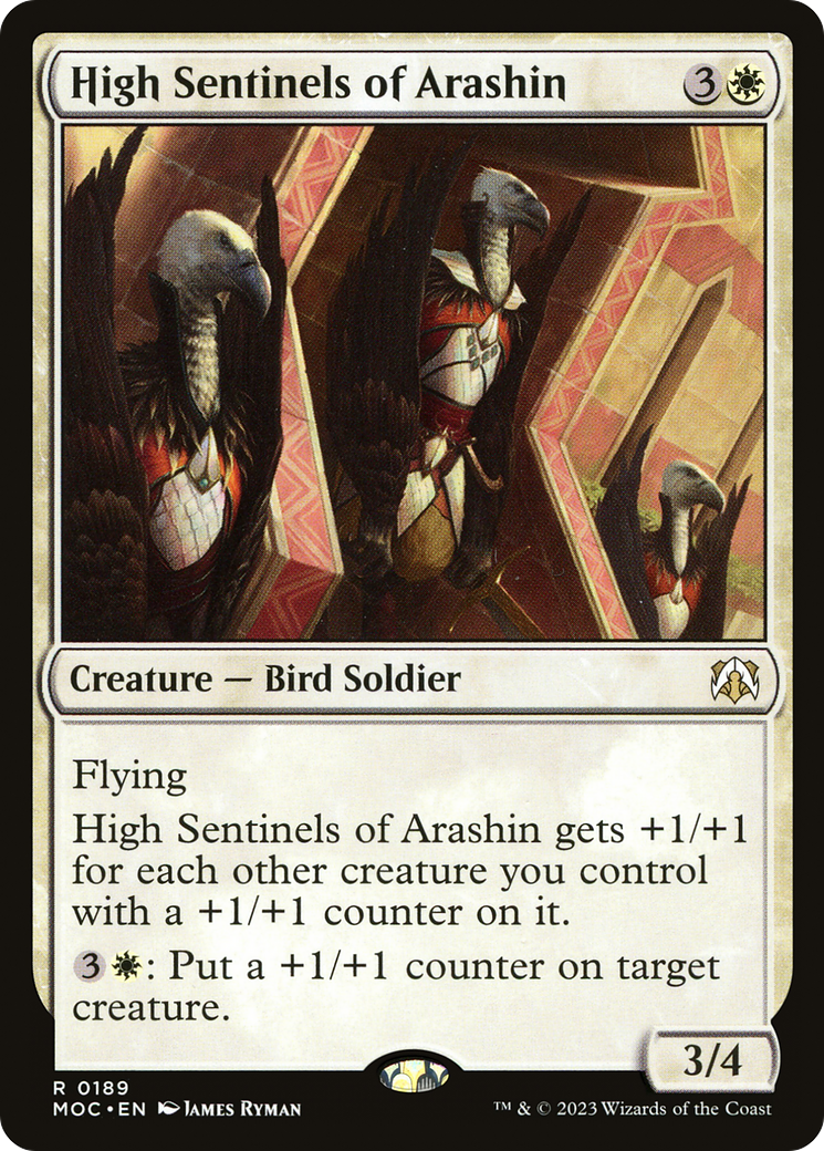 Image of High Sentinels of Arashin (MOC-189) - March of the Machine Commander