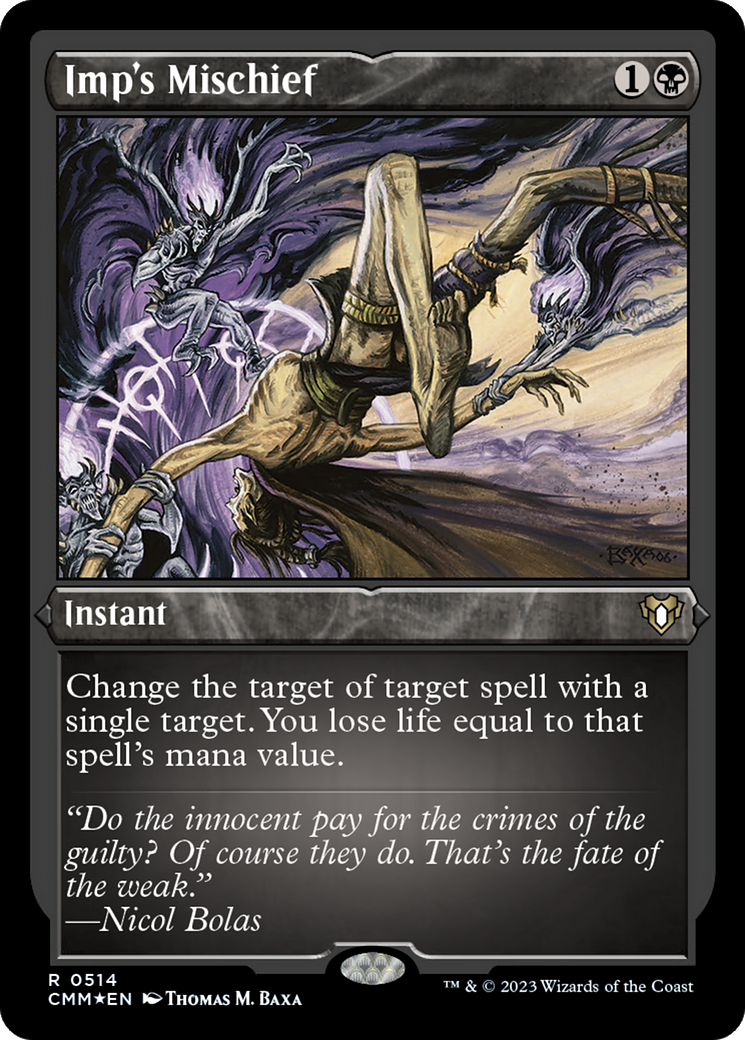 Image of Imp's Mischief (CMM-514) - Commander Masters Etched Foil