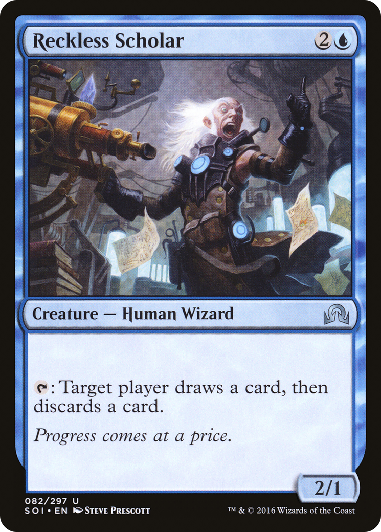 Image of Reckless Scholar (SOI-082) - Shadows over Innistrad Foil