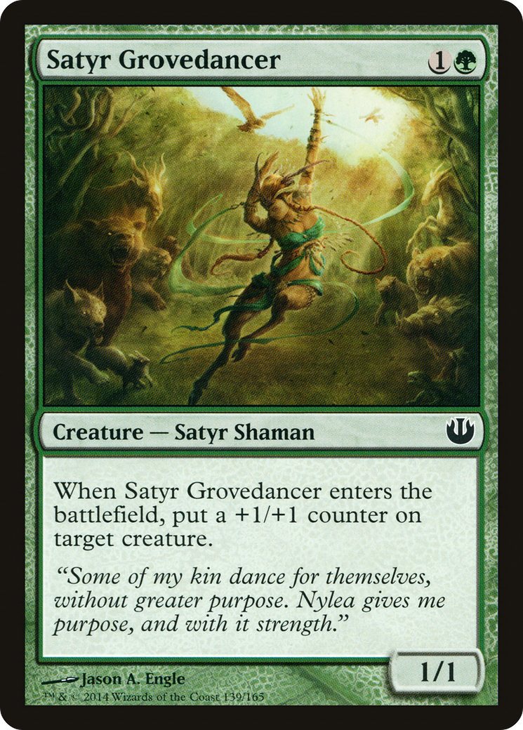 Image of Satyr Grovedancer (JOU-139) - Journey into Nyx